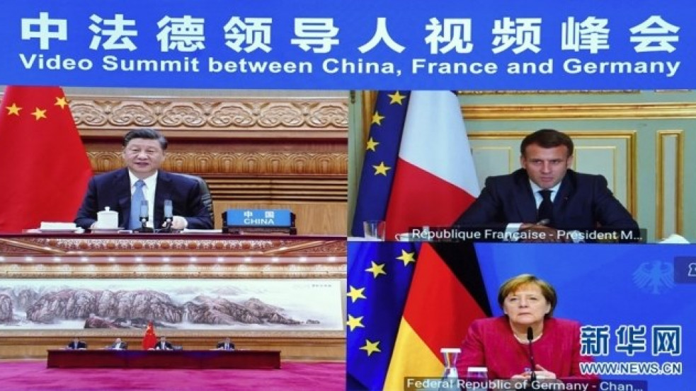 Az éghajlatváltozás kezelésével kapcsolatos együttműködésről tárgyalt Kína, Németország és Franciaország (x)