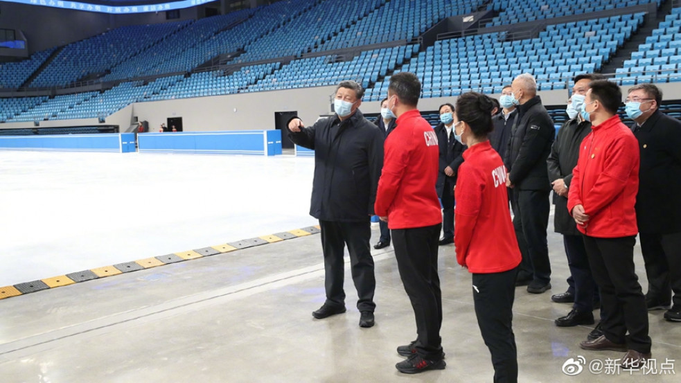 Hszi Csin-ping megtekintette a téli olimpia helyszíneit 