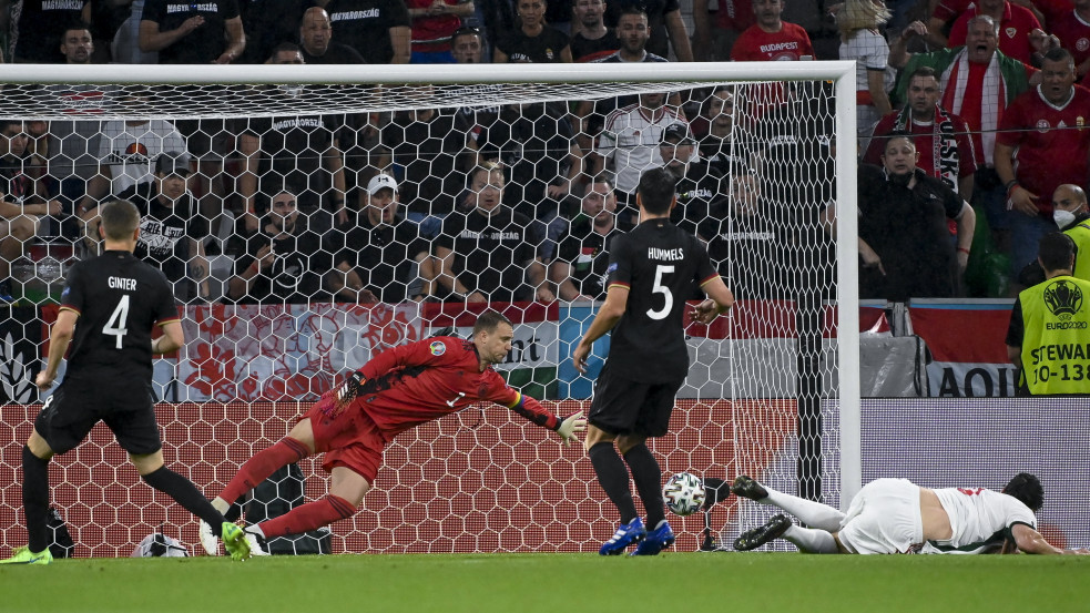 Elképesztőt játszott a magyar válogatott, hajszálon múlt a továbbjutás: Németország-Magyarország 2-2