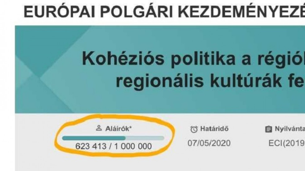 Székely Nemzeti Tanács: Meglehet az egymillió aláírás csütörtök éjfélig!