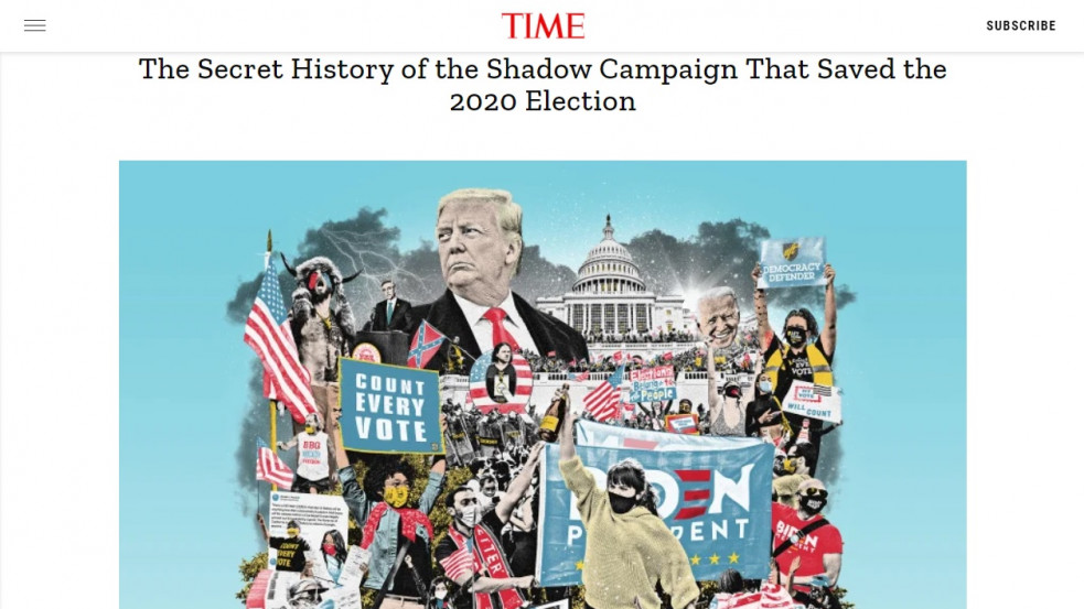Titkos „összeesküvés” segített megbuktatni Trumpot – állítja a Time magazin