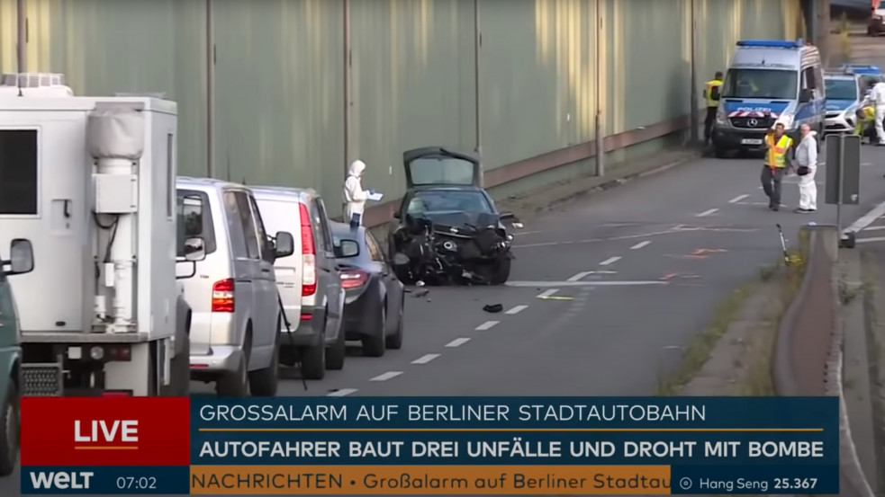 Terrortámadás Berlinben: autópályán gázolt az iszlamista