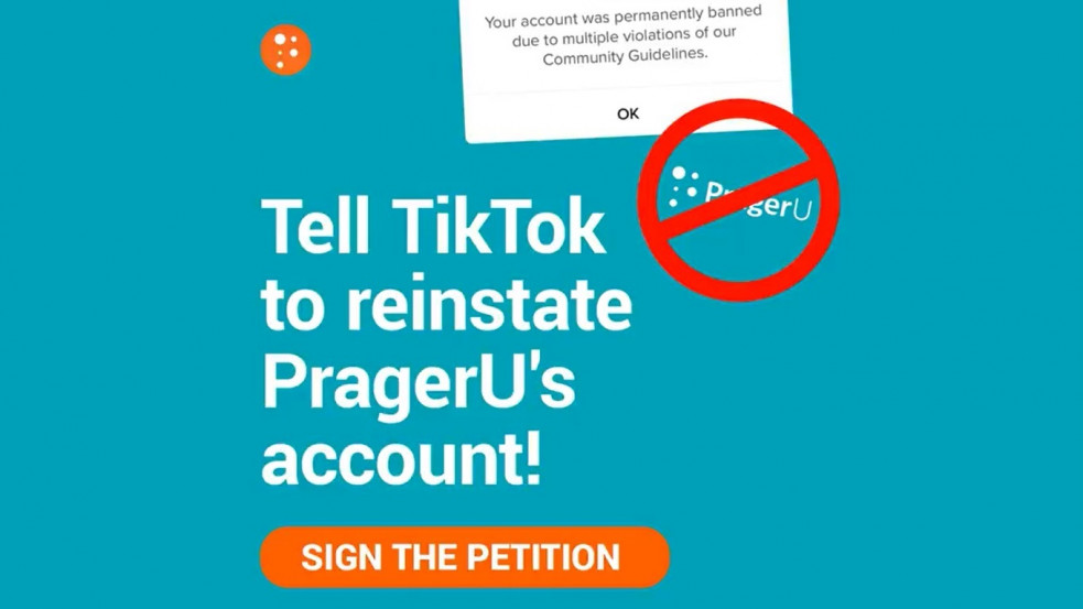 Végleg letiltotta a TikTok Amerika egyik legerősebb konzervatív hangját, a Prager University-t