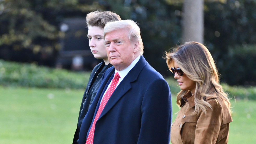 Barron Trump is koronavírusos volt