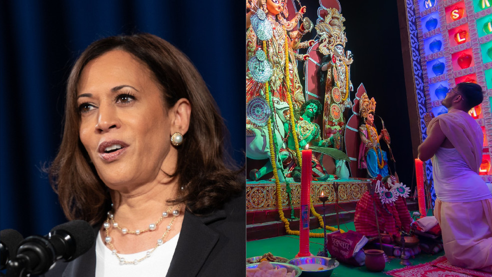 Hindu istenekhez imádkoztak Kamala Harris győzelméért