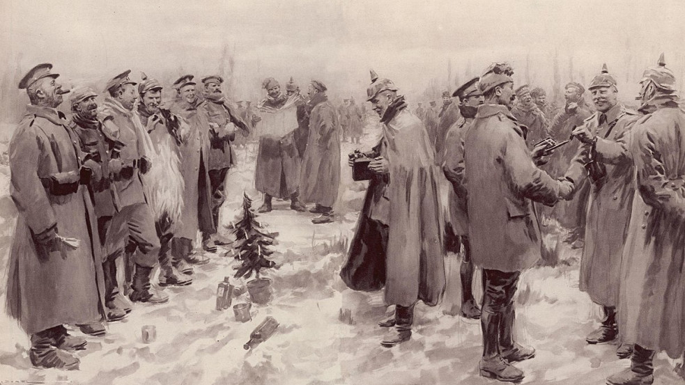 Hogyan ünnepelték meg 1914-ben a fronton harcoló katonák a karácsonyt?