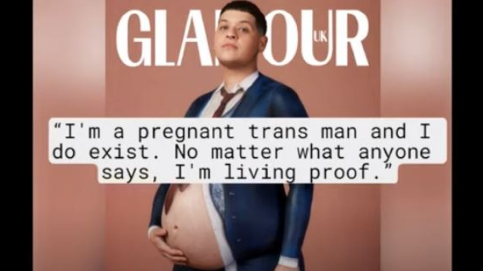 Glamour-napok: terhes „férfi” szerepel a női magazin Pride-havi címlapján