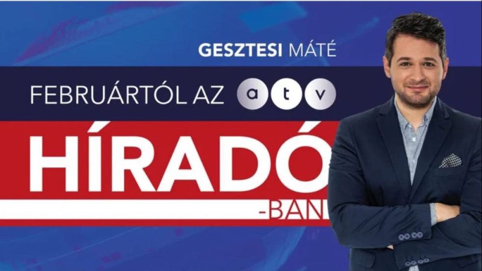 Gesztesi Máté lesz az ATV új híradósa