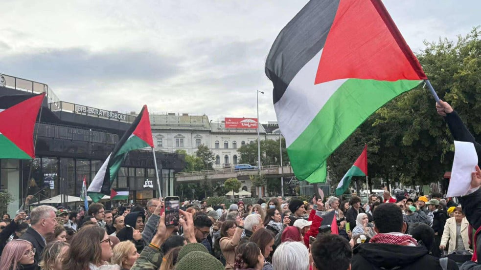 Ellentüntetés lesz a Hamász-párti demonstráció idején