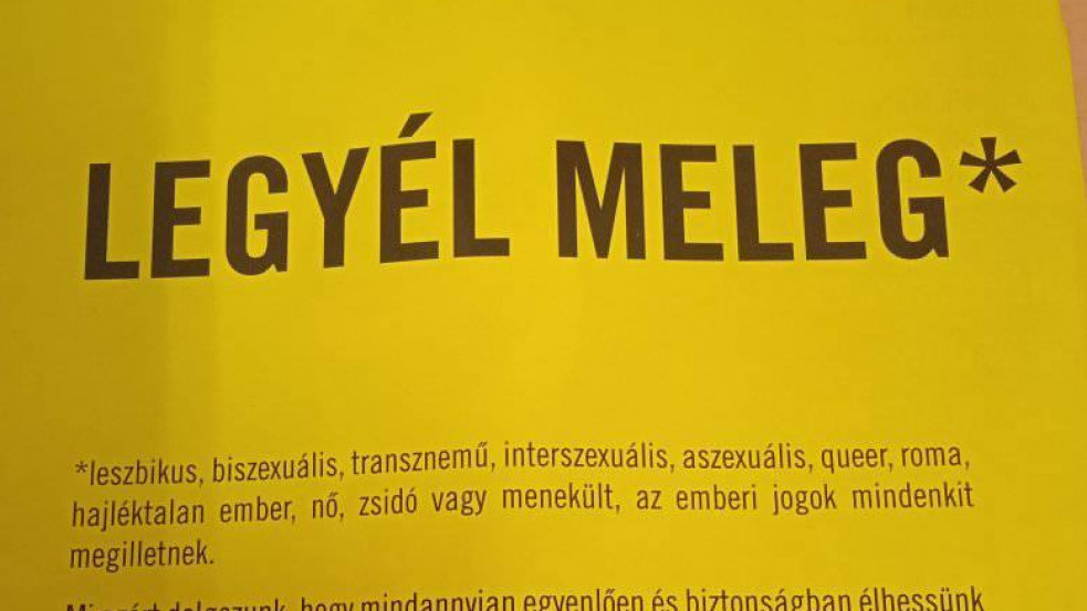 "Legyél meleg*"- üzeni hirdetésében az Amnesty International