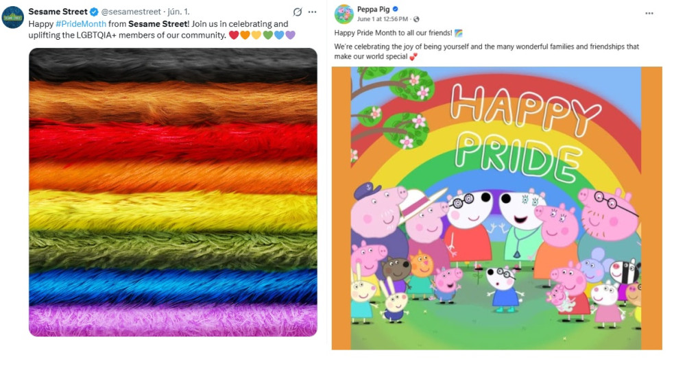 Itt az óvodások érzékenyítése: A Szezám utca mellett a Cocomelon és a Peppa malac is Pride-ot ünnepel