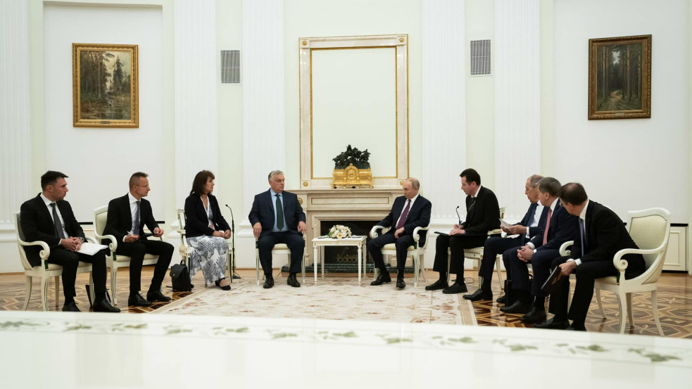 „Van miről beszélni” – mondta Putyin Orbánnak Moszkvában - videó