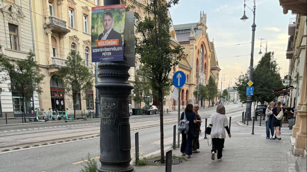 Fotó: Újabb „palesztinpárti” rendbontás történt Budapesten