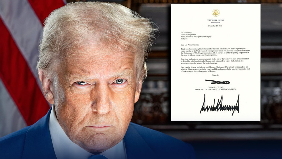 „Amerika csodálja az efféle bátorságot” - Donald Trump levelet írt, hamarosan Budapestre látogathat