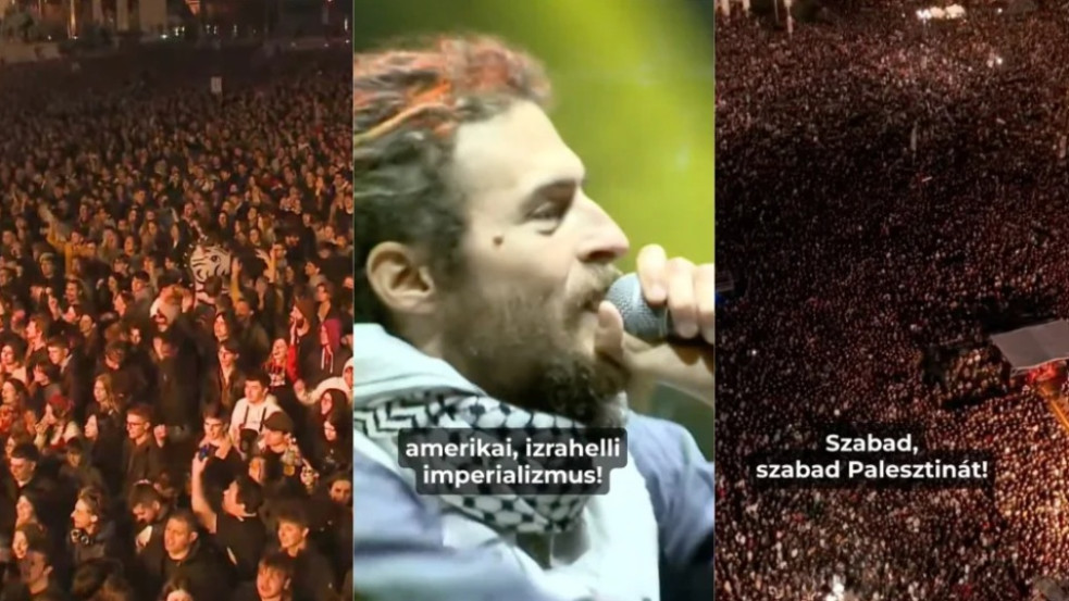 Anti-Zionist Slogans Erupt at „Regime-Breaking” Mega-Concert in Budapest