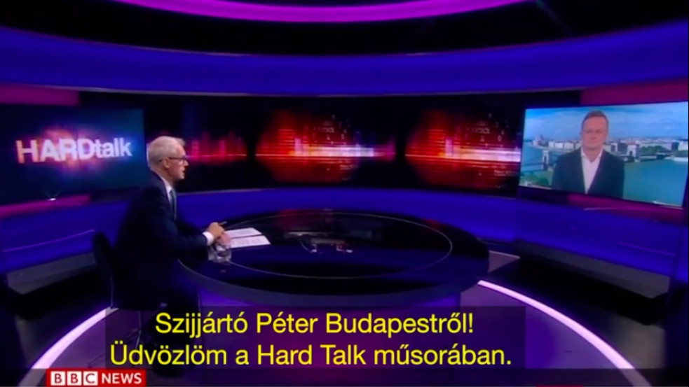 "Ne kezdjen bele itt szovjet propagandába" - kőkemény interjút adott Szijjártó Péter a BBC-n