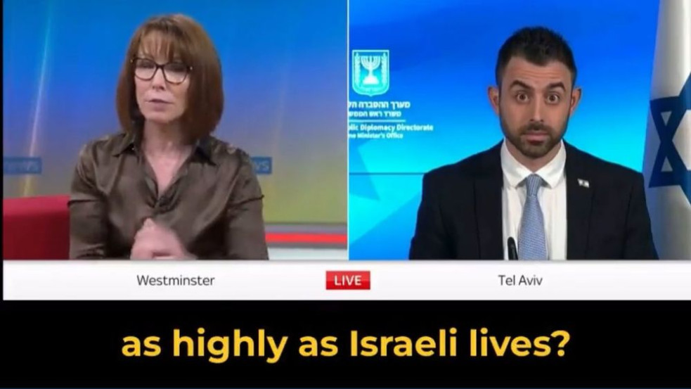 Botrány a Sky News-on: Izraelt kérte számon a műsorvezető, amiért nem értékeli eléggé a palesztin merénylők életét