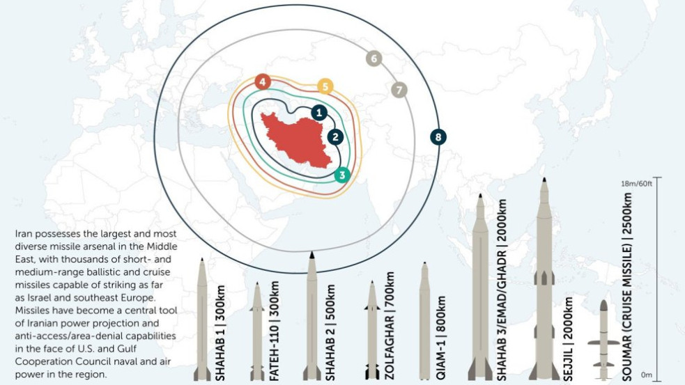 Magyarországot is elérhetik Irán rakétái - térkép