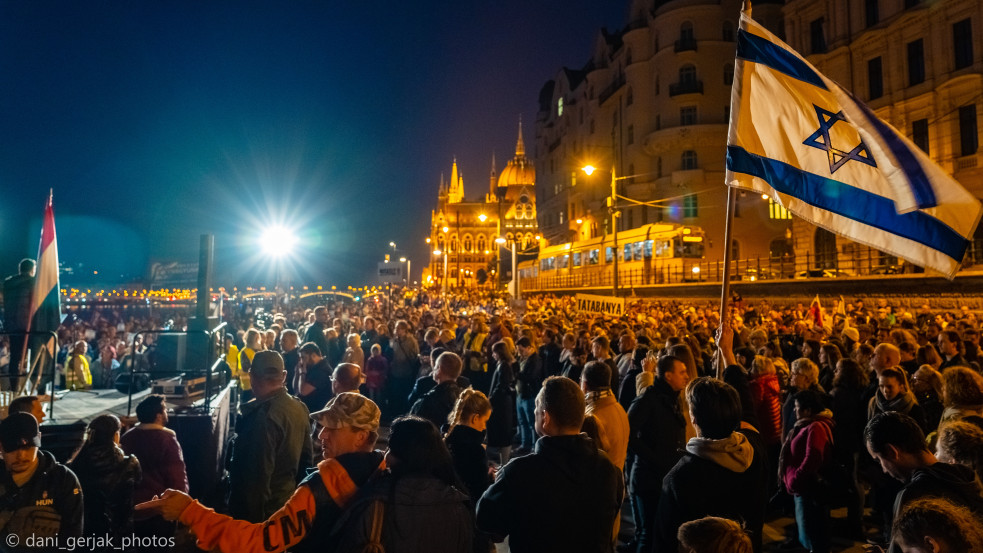 Több ezer magyar üzenete Budapestről: Izrael mellett állunk!  