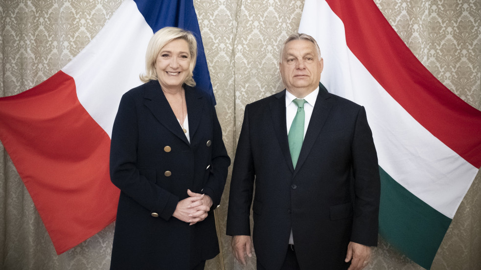 „Össze kell fogni”: Párizsban találkozott Orbán Viktor és Marine Le Pen