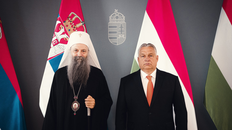 „Harcol Európa lelkéért” - Kitüntette Orbán Viktort a szerb ortodox pátriárka