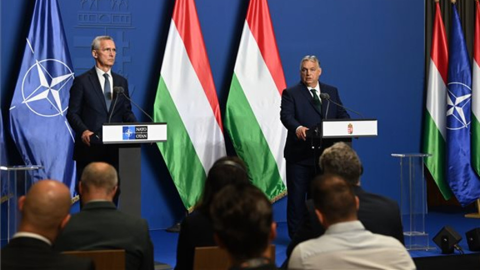 „Megállapodtunk a NATO-főtitkárral” – jelentette be Orbán