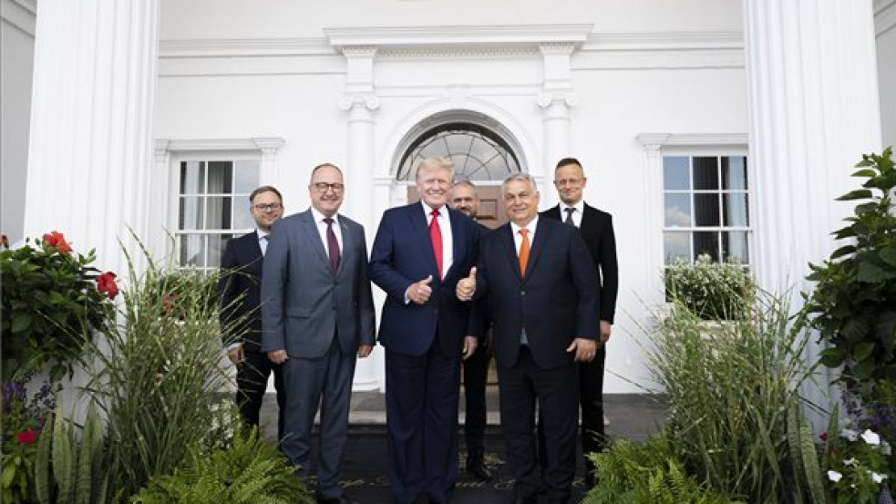 Donald Trumppal találkozott Orbán Viktor