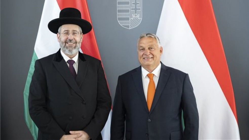 Orbán Izrael askenázi főrabbijával tárgyalt a nap folyamán - mutatjuk a részleteket