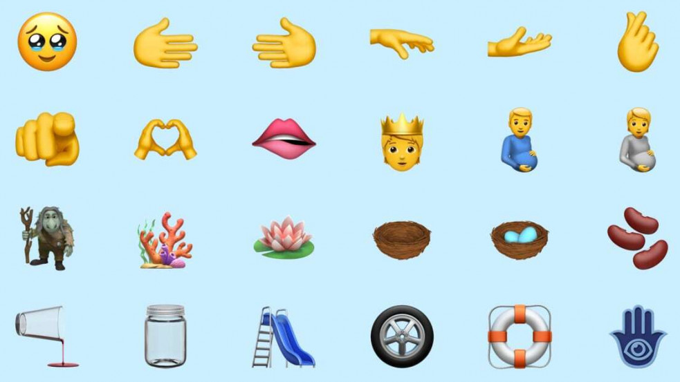 Terhes férfi és terhes személy emoji érkezik az iPhone-okra
