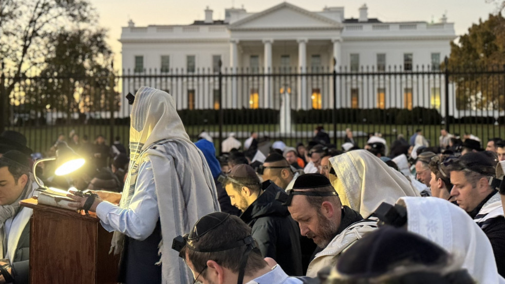 Több ezer zsidó imádkozott a Fehér Ház előtt Izraelért