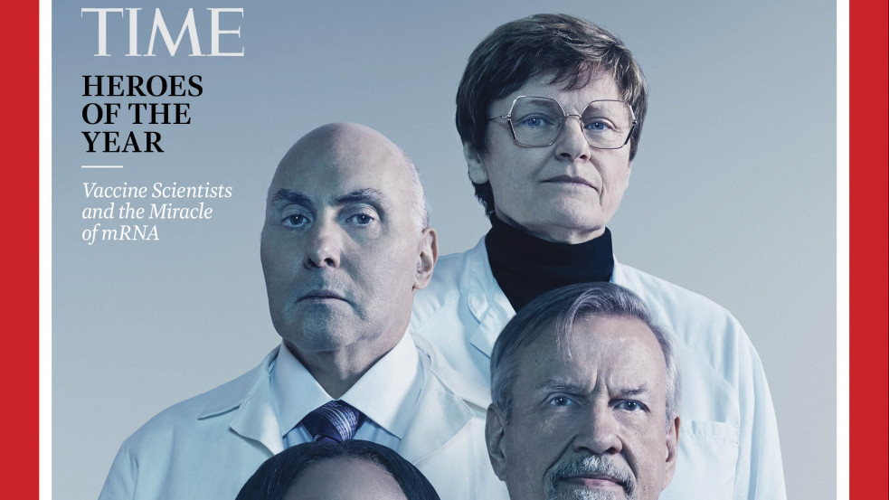 Karikó Katalin az év hősei között a TIME címlapján