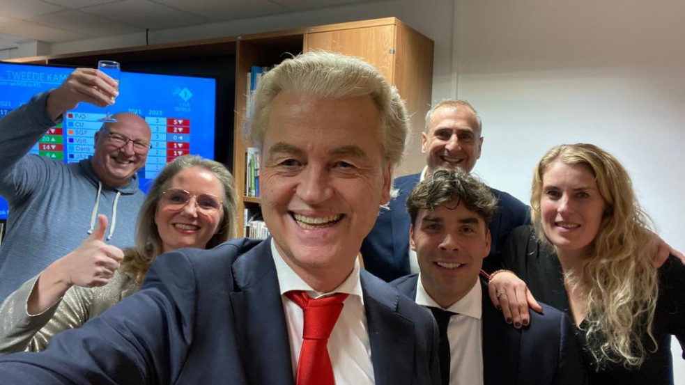 Meglepetés-győzelmet aratott Geert Wilders a holland választáson
