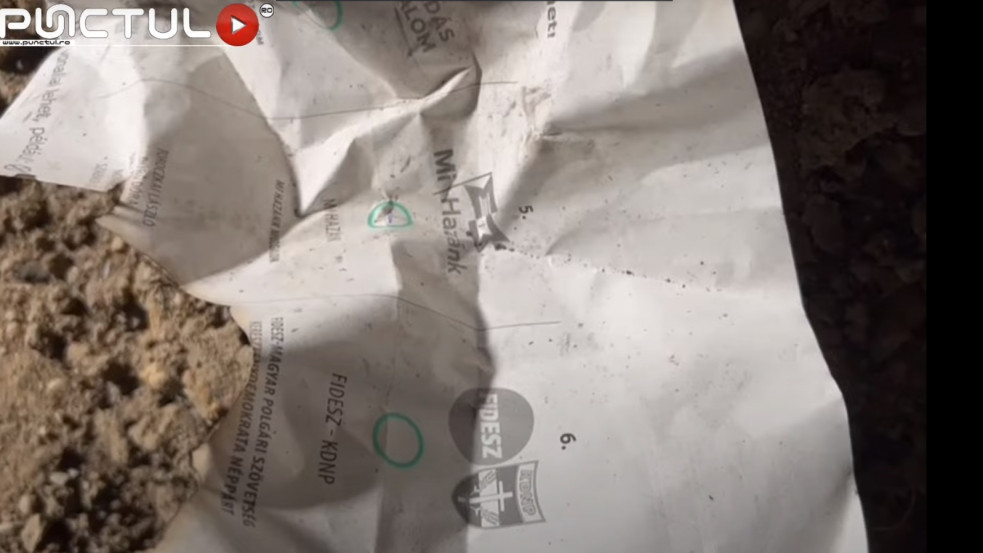 Kidobott, részben elégetett levélszavazatokat találtak Marosvásárhely mellett