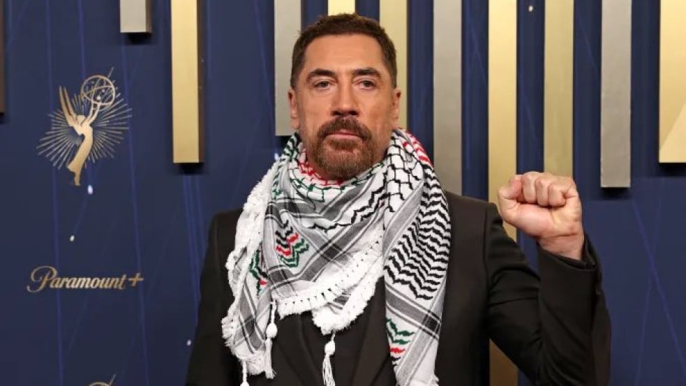 Keffijés Javier Bardem, szabad Palesztinát követelő zsidó színésznő sokkolt az Emmy díjátadón