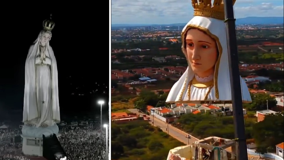 A világ legnagyobb Mária-szobrát avatták fel Brazíliában