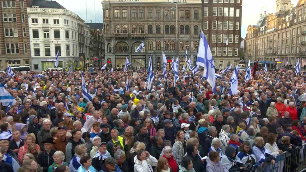 2 ezer keresztény és cionista állt ki Izrael mellett Amszterdamban