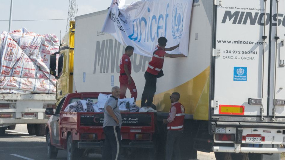 Úgy tűnik, nem nézte át az ENSZ a Gázába beengedett segélyszállítmányokat