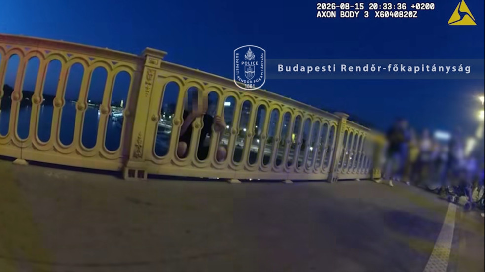 36 perc a korláton túl: Hősies életmentés a Margit hídon