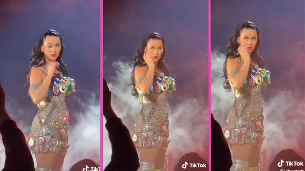 Ijesztő jelenet Katy Perry koncertjén: tízmilliók találgatják, mi lehetett a gond az énekesnő szemével