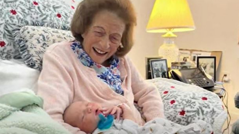 Századik dédunokáját üdvözölhette egy 99 éves pennsylvaniai nő