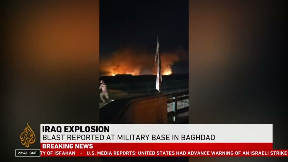 Rendkívüli: komoly támadás érte Bagdadot, egy iráni támogatású katonai bázis lángokban áll