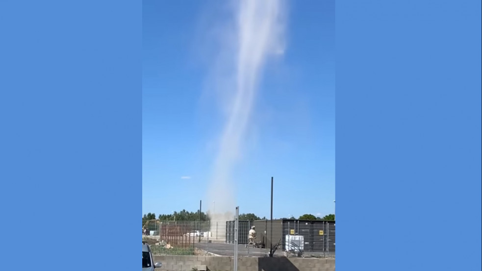 Elképesztő "pornádót" filmeztek le Dunakeszi közelében - videó