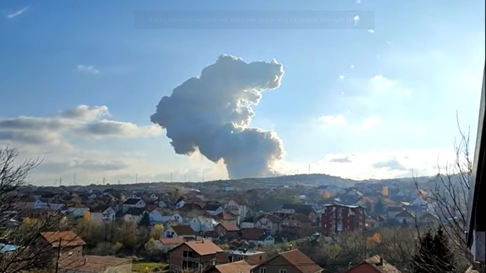 Halálos robbanássorozat történt Belgrád közelében