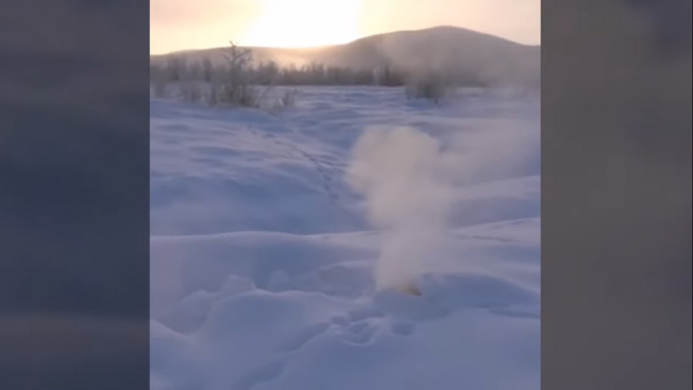Zombitüzeket filmeztek le a világ leghidegebb lakott pontján