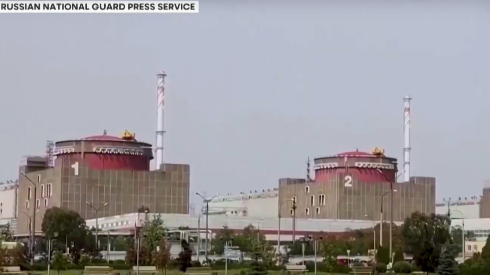 Dróntámadás érte a zaporizzsjai atomerőmű hatodik blokkját