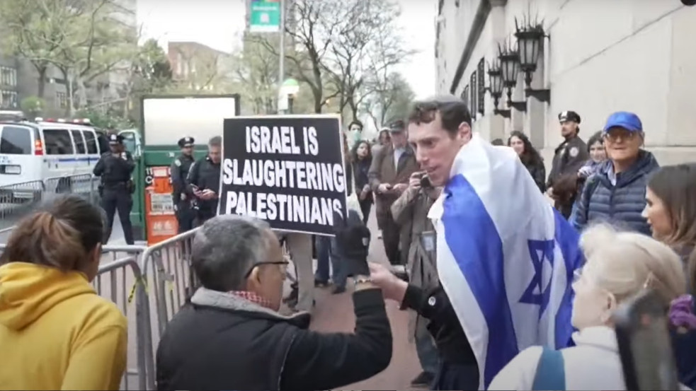 Videó: Több tucat Izrael ellen tüntető diákot vettek őrizetbe a Columbia Egyetemnél