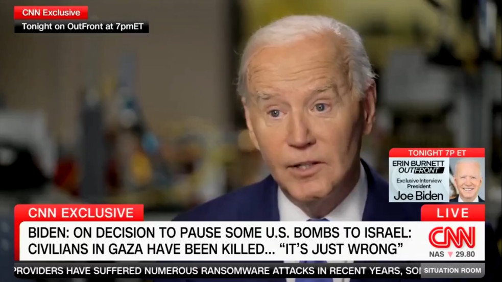 Biden: Világossá tettem Netanjahunak, ha bemennek Rafahba, nem kapnak több fegyvert