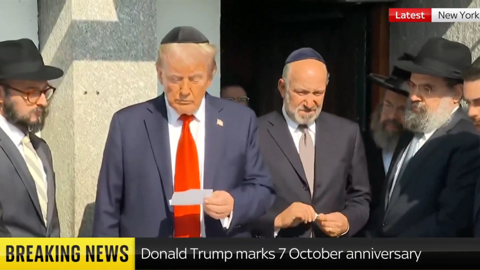Trump október 7-ről: „Ne hagyjuk, hogy megismétlődjön”