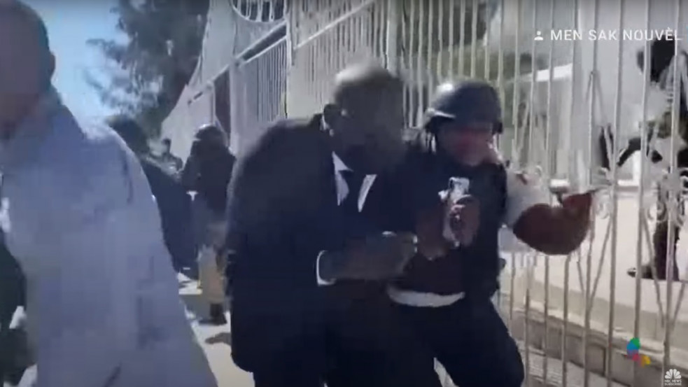 (18+) Videón a haiti miniszterelnök elleni sikertelen merénylet