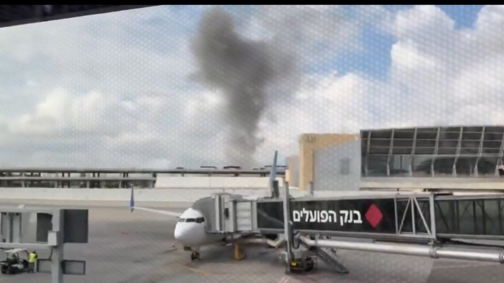 Hatalmas krátert hagyott maga után egy jemeni rakéta a tel-avivi repülőtér közelében - videó